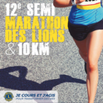Affiche semi marathon des lions et 10 Km